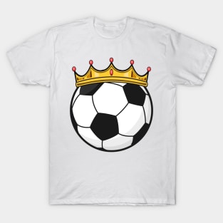 Soccer Crown Queen T-Shirt